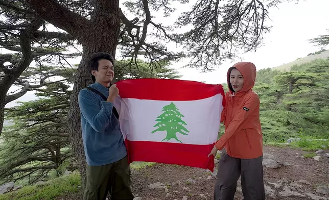 黎巴嫩國旗有雪松樹圖案。