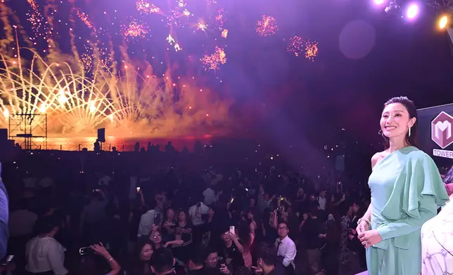 典禮以爆放的「M」煙花宣告M Tower正式啟動。