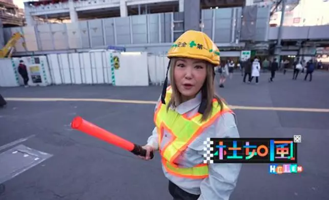 杜如風在《解風東京》的「道路維修員」打扮非常抵死。