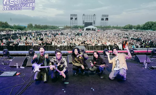 在上海春浪音樂表演。（春浪音樂節提供）