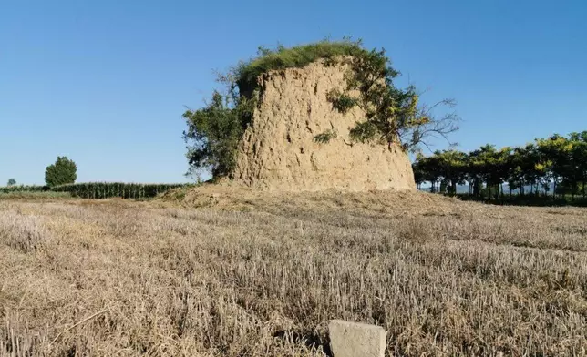 西安臨潼驚現西周烽火台遺址。（網上圖片）