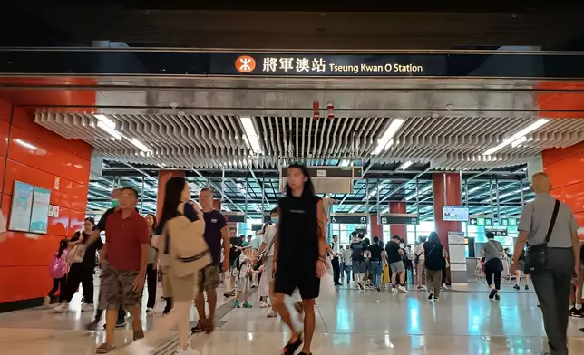 港鐵表示，將軍澳綫星期五(5月23日)維持正常服務。資料圖片