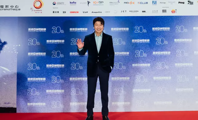 宋康昊應邀來港出席《第20屆香港亞洲電影節》活動。