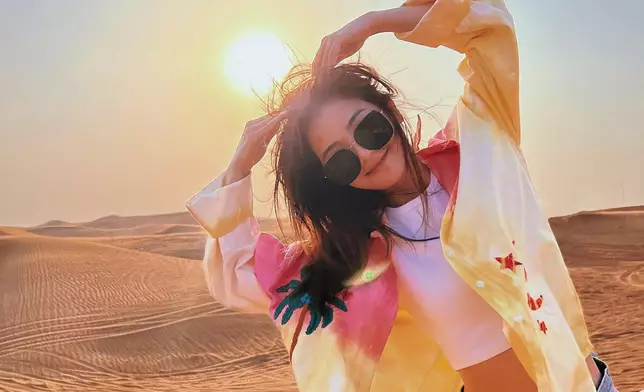 早排在杜拜一邊工作一邊旅行。