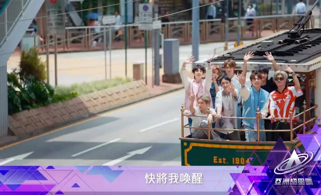 超星練習生早前在港拍攝宣傳片。