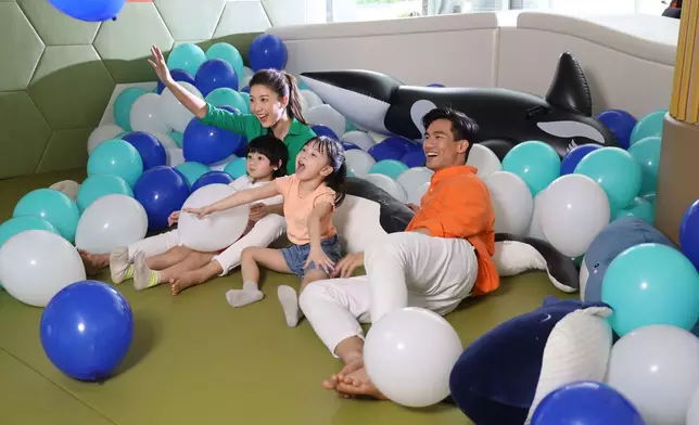 余香凝早前為地產發展商拍攝宣傳短片。