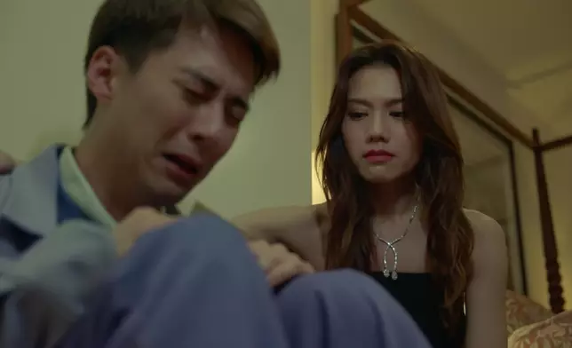 飛飛得知閨密梁曦其實已死亡時傷心爆喊。