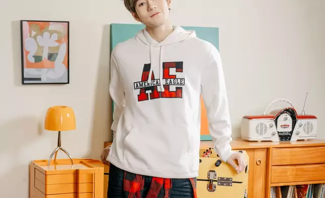 衛衣亦是Jeffrey最常穿的打扮。