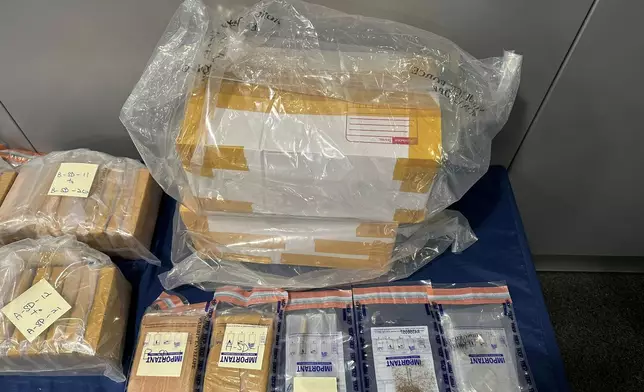 警方檢獲懷疑海洛英及約懷疑大麻花，總市值共約1100萬元 (警方圖片)