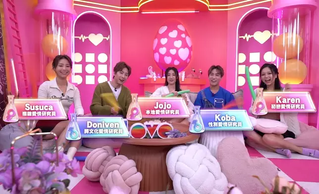 （左起）Susuca、Doniven、Jojo、Koba及Karen。