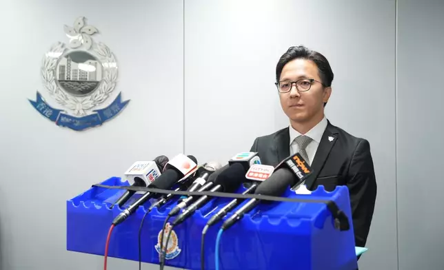 有組織罪案及三合會調查科總督察王子于。