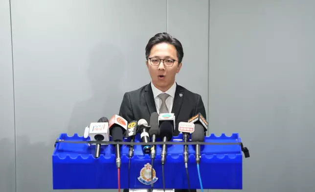 有組織罪案及三合會調查科總督察王子于。