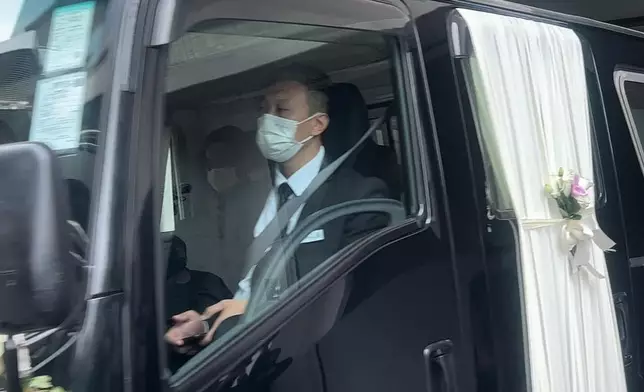 劉德華神情哀傷。（本網記者攝）