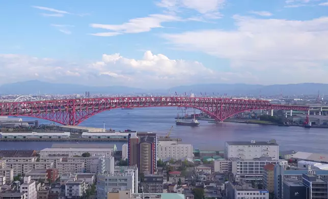 可眺望整個大阪市。