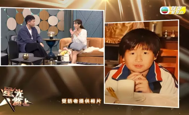 馬貫東接受無綫娛樂新聞台訪問時，曝光了昔日胖嘟嘟照片。