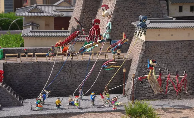 園內的Miniland用積本砌出日本各地名勝。