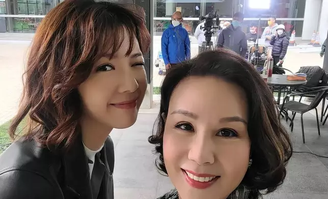 文雪兒與陳曉華幾年前合作拍攝TVB劇集《異空感應》。