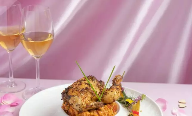 香烤春雞伴意式辣肉腸蕃茄 Risotto $268/位