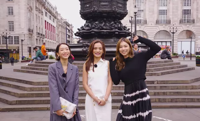 三位女仕（左起）Veronica 、Christy 及Jessica轉戰倫敦。