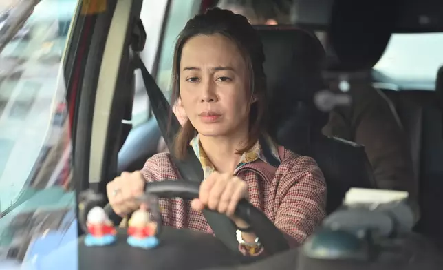 孫佳君在《臨時劫案》中飾演的士司機。