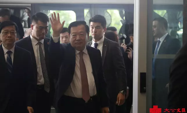 夏寶龍與新聞界代表會面。大公文匯網圖片