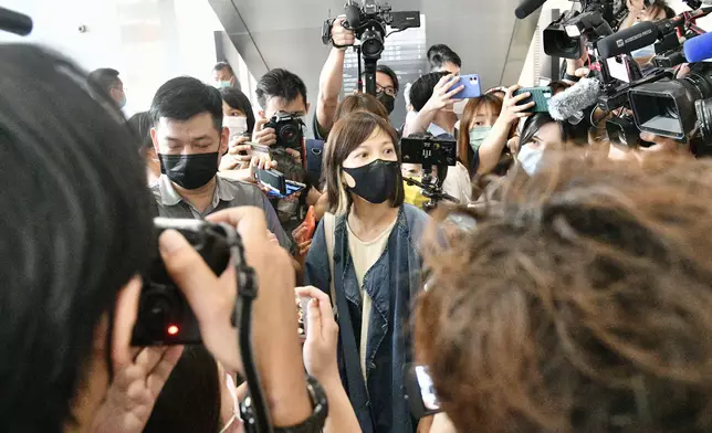 壹傳媒創辦人黎智英與《蘋果日報》3間相關公司涉串謀勾結外國勢力案，2月9日展開第二十七天聆訊。《蘋果》前副社長陳沛敏第六日作供 (星島資料圖片)(圖片來源:星島日報)