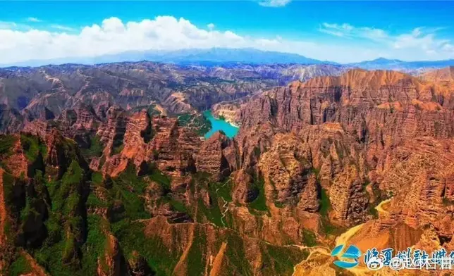 臨夏世界地質公園 (微博圖片)