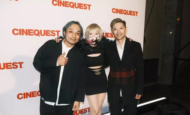 與製作團隊出席位於美國聖荷西Cinequest電影節。