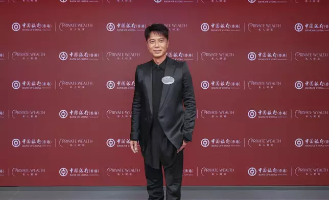 中銀香港「私人財富中心」於中銀大廈開幕，品牌大使李克勤出席分享理財心得。