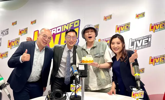 左起：朱子昭、馬浚偉、T.MAX、林伽遙