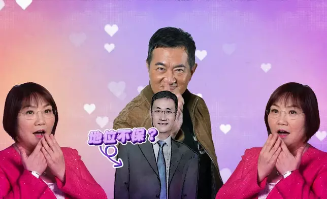 玲玲師傅跟鄧梓峰在《美麗戰場》中飾演夫妻。