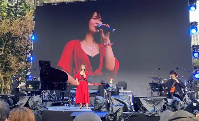 坂本美雨在台上表示很開心可以參與今次演出。