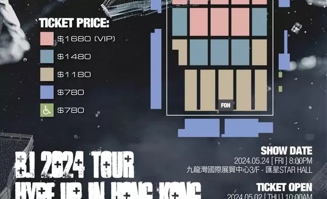 門票5月2日早上10 時正開售。