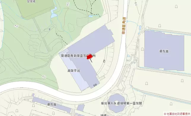 東區哥連臣角新廈靈灰安置所 (食環署網頁圖片)