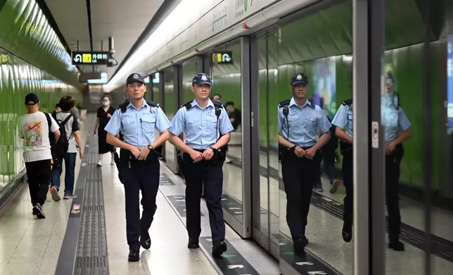 鐵路警區前線人員將併入陸上總區。香港警察提供