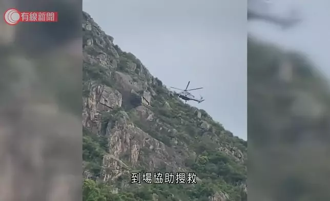 飛行服務隊將傷者送往東區醫院，惜搶救後不治。(有線新聞影片截圖)