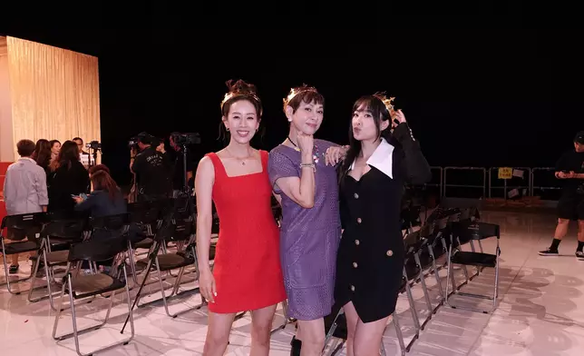 梁靖琪、余安安、陳瀅