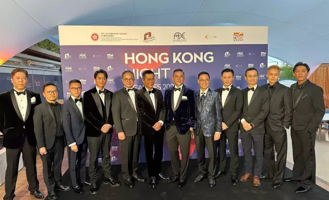 團隊出席康城影展「香港之夜」支持宣揚香港創意文化。