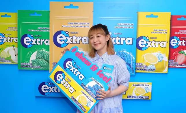 阿正近日出席extra®️無糖香口珠聯辦7-eleven宣傳活動。