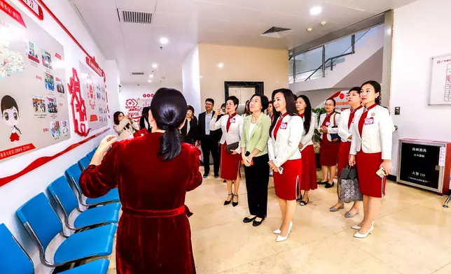 到訪廣東省婦女兒童活動中心。