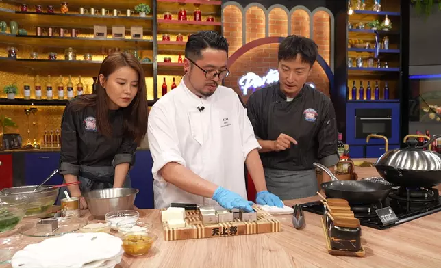 Bosco喺「廚師主理」環節大膽地以全素料理挑戰！