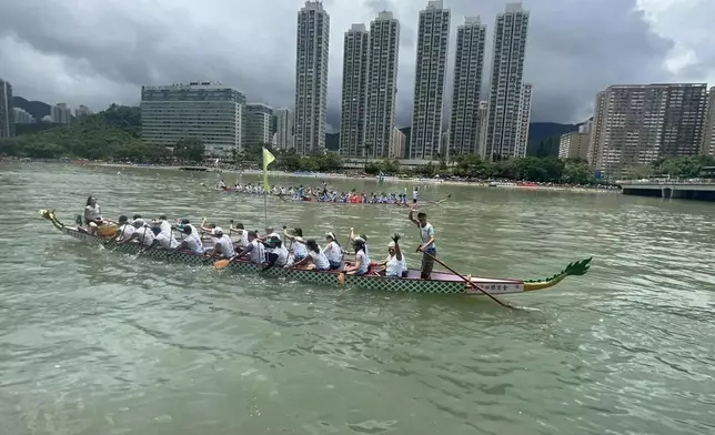 沙田龍舟賽。(區議員姚嘉俊FB圖片)