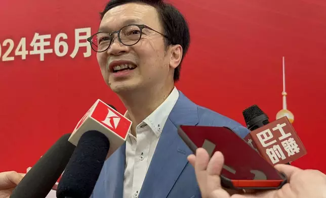 運輸及物流局副局長廖振新。巴士的報記者攝