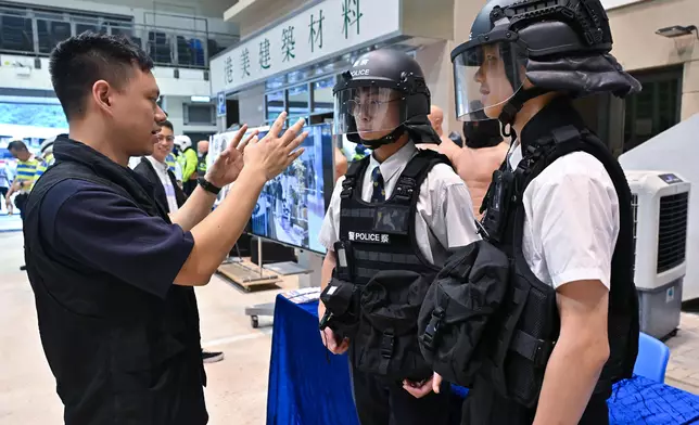 警隊舉辦警察招募．體驗日。 政府新聞處圖片