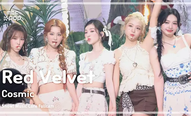 Red Velvet最近以《Cosmic》回歸（MBC twitter圖片）
