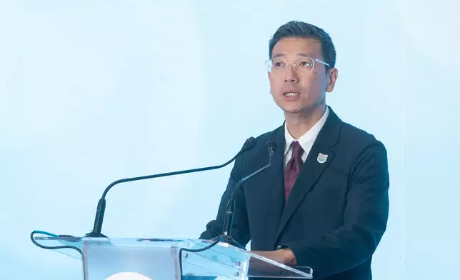 香港珠海學院理工學院院長朱海山教授感謝授勳賢達對香港及學院作出之重要貢獻。