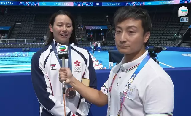 無綫奧運開播至今，無論是巴黎特派專員、或是直播間的主持及評述均贏盡好評。