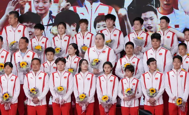 金牌選手亮相《奧運健兒大匯演》135萬觀眾捧場。（巴士的報記者攝）