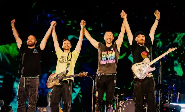 Coldplay明年襲港。