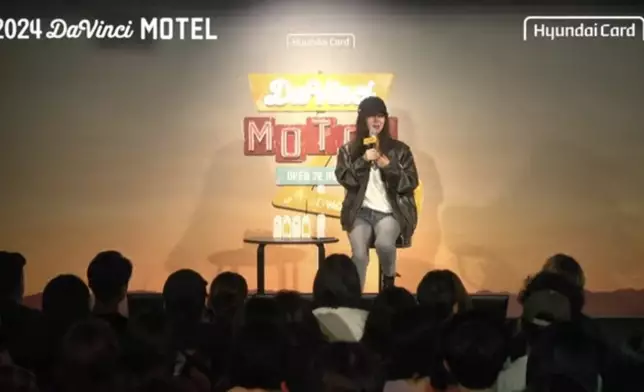 閔熙珍在9月27日參加演講會（網上圖片）